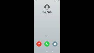Xiaomi Redmi 6A Incoming call (Screen video)