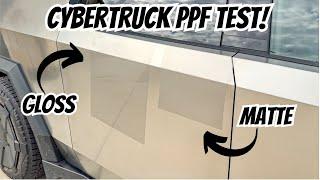 I Tested Paint Protection Film On The Tesla Cybertruck's Stainless Steel