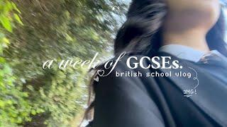 british school vlog: a week of GCSEs | 2023 (realistic)