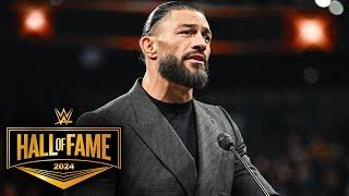 Roman Reigns acknowledges Paul Heyman in induction speech: WWE Hall of Fame 2024 highlights