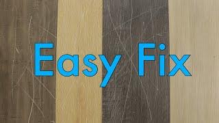 How To  Fix Scratches in Vinyl Plank, Hardwood, and Laminate Floors!