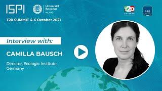 T20 Summit 2021 - Interview with Camilla Bausch, Ecologic Institute