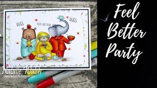 Jane's doodles Pajama Party | Copic Colouring