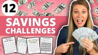12 EASY Savings Challenges in 2024 [SAVE FROM $500 TO $100K]