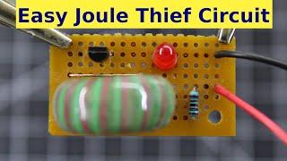 Make an Easy Joule Thief Circuit | Soldering for Beginners