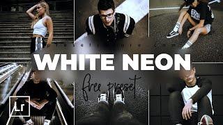 White Neon — Dark Professional Lightroom Preset for Urban Photography with White details | Tutorial