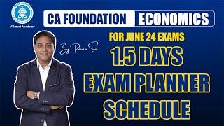 CA Foundation Economice | 1.5 days Study planning to ace the exam | CA Foundation Vsmart