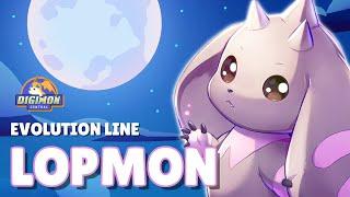 Lopmon Evolution Line