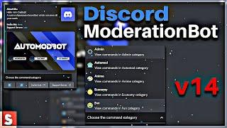 How To Make Discotd AutoMod In v14 | Prefix and Slash
