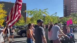 RAW: Protest hits the streets of downtown Spokane