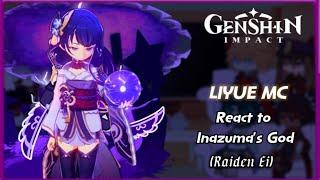 Liyue's MC reacts to Inazuma's God ‖Genshin impact ‖Gacha Club ‖ F/C