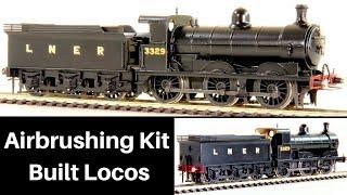 Airbrushing Kit Built Locomotives - How To