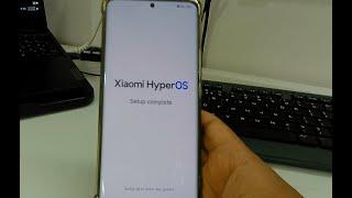 setting up HyperOS on Xiaomi 12 pro