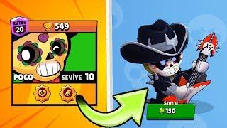 TİZ SOLO! YENİ POCO SKİNİM ve YILDIZ GÜCÜ !!! - Brawl Stars