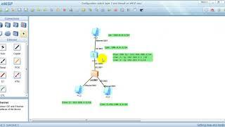 Configuration switch layer 3 and firewall huawei on eNSP