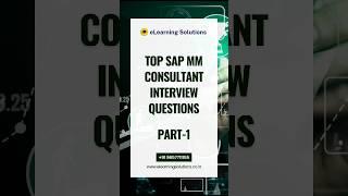 Top SAP MM Consultant Interview Questions part 1 | SAP Interview Questions |