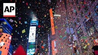 New York rings in the 2025 New Year with famed Times Square ball drop