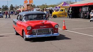 Classic car show stops (classic car culture) USA nationwide classic cars hot rods old trucks 4K UHD