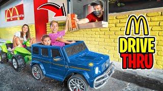 LETTING OUR KIDS DRIVE For The FIRST TIME!! (McDONALD'S Drive Thru) | The Royalty Family