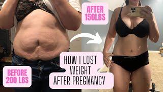 This is how I lost weight FAST after Pregnancy | Postpartum Weight Loss Tips