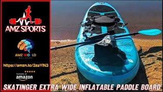 Describing Skatinger Extra Wide Inflatable Paddle Board, Amazon