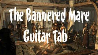 Skyrim Music - The Bannered Mare [Full Acoustic Guitar Tab by Ebunny] Fingerstyle How to Play