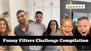 FUNNY FILTERS CHALLENGE/TIKTOK COMPILATION