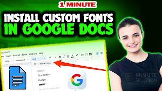 How to install custom fonts in google docs 2024 (Quick & Easy)