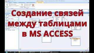 Взаимосвязь между таблицами в базе данный MS ACCESS