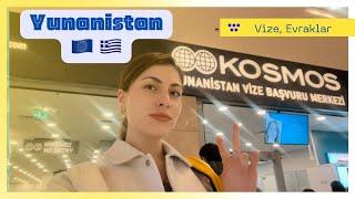 Yunanistan Vize Başvurusu , Kosmos Vize, Gerekli Evraklar vlog 