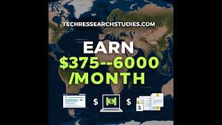 Make $375-$6000/Month with Tech Research Studies | Side Hustle