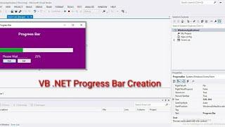 VB .NET Progress Bar Creation