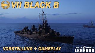 BLACK B - Vorstellung und erstes Gameplay - World of Warships Legends