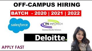 Off Campus Hiring || Batch - 2020 | 2021 | 2022 || MUST WATCH