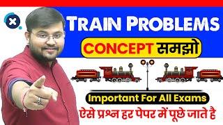 Train Problems in Maths (Concept समझो)! Train & Pole के सभी सवाल | Maths by Sahil Sir