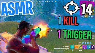 ASMR Gaming  Fortnite 1 Kill = 1 Trigger Relaxing Mouth Sounds  Controller Sounds + Whispering 