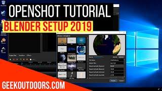 OPENSHOT TUTORIAL:  How To Setup Blender in Linux Mint Geekoutdoors.com EP979