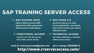 SAP SERVER ACCESS GRC10.1 AND GRC12 REMOTE ACCESS GRC WITH S4HANA