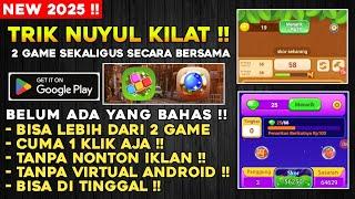 NUYUL KILAT !!! 2 GAME SEKALIGUS PAKE AUTO CLIKER - APLIKASI PENGHASIL UANG  2025