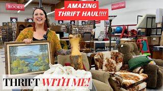 WE SCORED AT THE FIRST STOP! Thrift With Us! Reselling Vintage Shopping Vlog