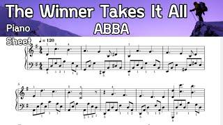 The Winner Takes It All/ Piano Sheet Music / ABBA /  by Sangheart. Play