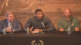 Giannis Antetokounmpo - Full Press Conference - Contract Extension | 2016-17 NBA Season