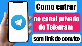 Como entrar no canal do Telegram sem link de convite | Novo (2023)