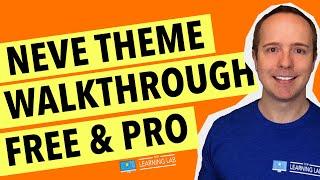 Neve WordPress Theme 2020 - Neve Free vs Pro Features Walkthrough