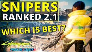 All Snipers Ranked Worst to Best in Cyberpunk 2077 2.1