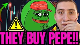 PEPE COIN URGENT! THEY ARE MAKING MILLIONS NOW
