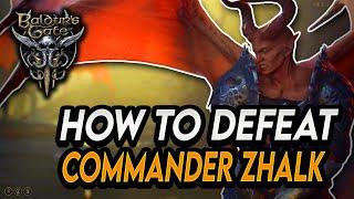 Baldur's Gate 3: Defeating Commander Zhalk in Nautiloid  |  Tactician Mode