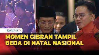 Momen Wapres Gibran Tampil Beda dan Disambut Hangat di Perayaan Natal Nasional