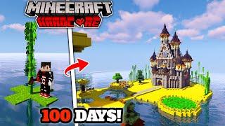 I Survived 100 Days in Acid Water Island in Minecraft Hardcore