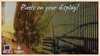 Making a LED screen material with pixels | UE 5